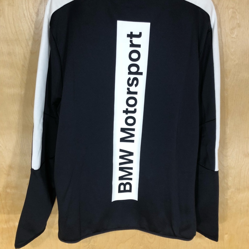 Puma Men’s BMW Motorsport Navy/White Track Jacket - Picture 6 of 8